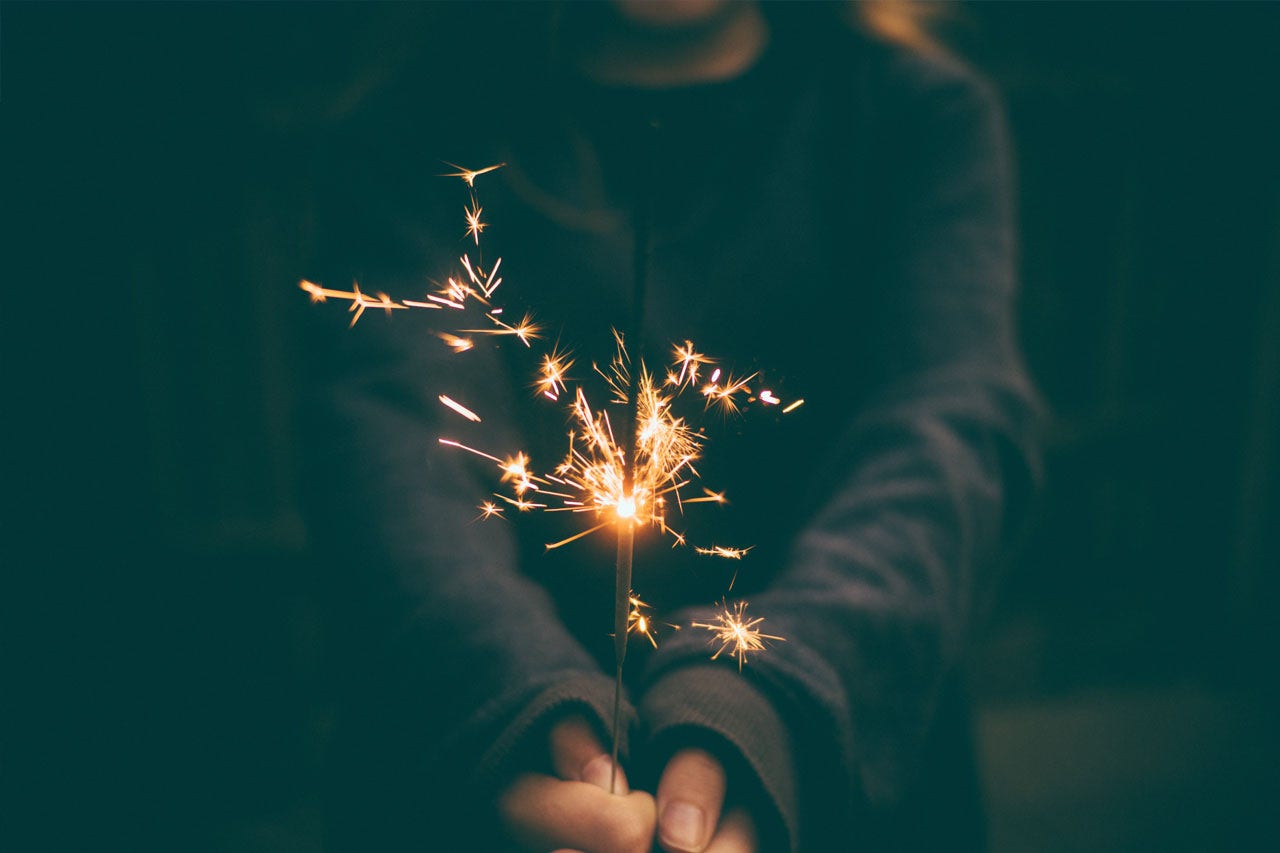 Lit Sparkler